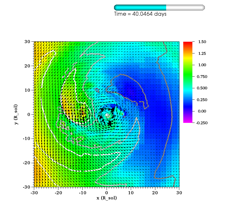 http://www.pas.rochester.edu/~lchamandy/Graphics/RGB/Post-sink_particle/Post-modified_Lane_Emden/Damp132/v_phi_over_v_Kepler_rel_2_v_xyVec_rel_2_E_bind_normalized_rel_2_sliceP2_faceon_lview_60.0Rsun_P1dir_left_-0.25_1.5_rainbow_0173.png