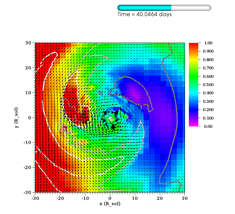 http://www.pas.rochester.edu/~lchamandy/Graphics/RGB/Post-sink_particle/Post-modified_Lane_Emden/Damp132/v_phi_over_v_Kepler_rel_2_v_xyVec_rel_2_E_bind_normalized_rel_2_sliceP2_faceon_lview_60.0Rsun_P1dir_left_0_1_rainbow_0173.png