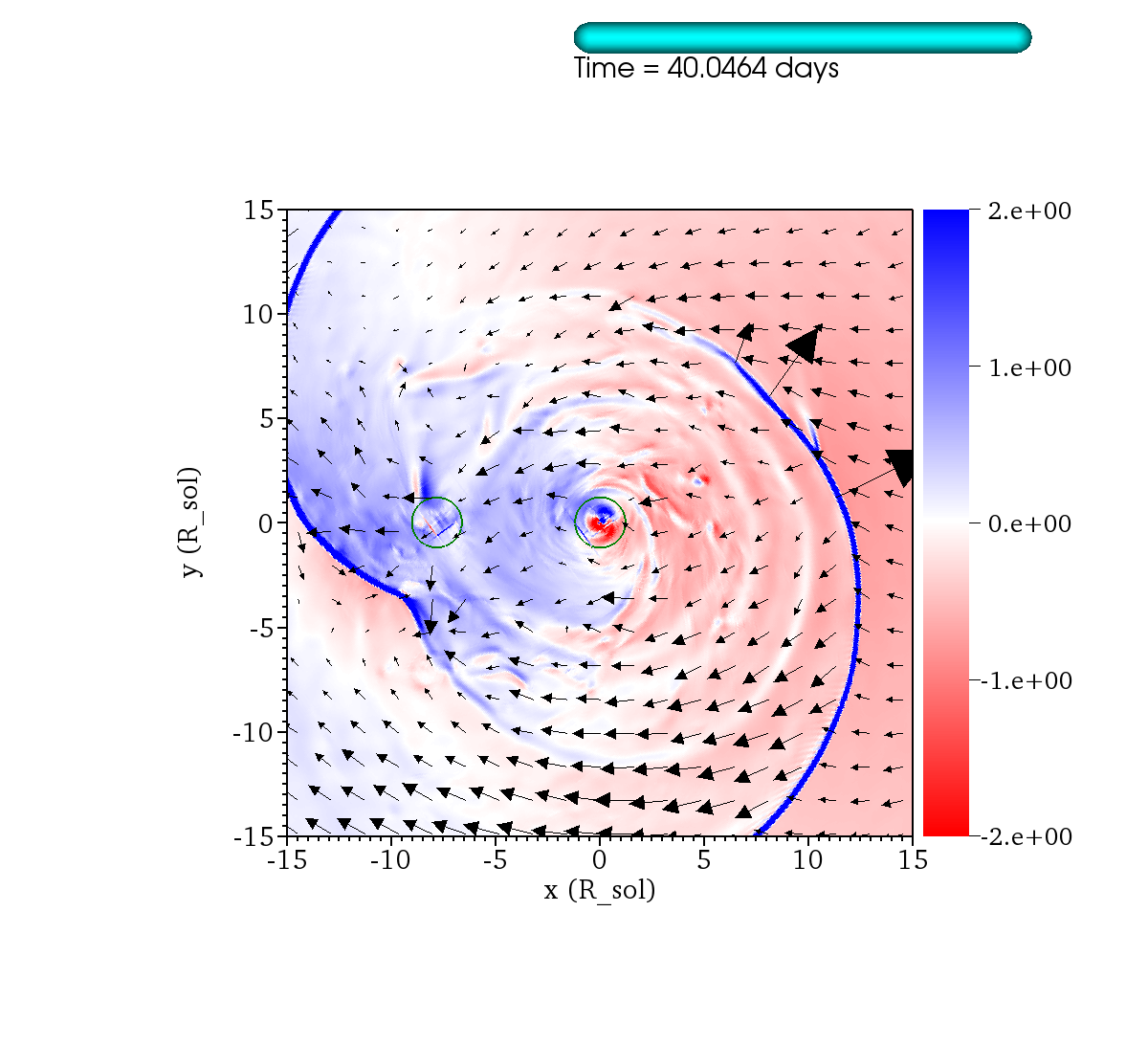 http://www.pas.rochester.edu/~lchamandy/Graphics/RGB/Post-sink_particle/Post-modified_Lane_Emden/Run143/radialForce_corot_rel_2_norm_P1_radialForceVec_corot_rel_2__sliceP2_faceon_lview_30.0Rsun_P1dir_left_-2_2_difference_0173.png