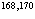 $^{168,170}$