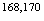 $^{168,170}$