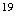 $^{19}$
