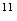 $^{11}$