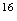 $^{16}$