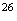 $^{26}$