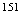 $^{151}$