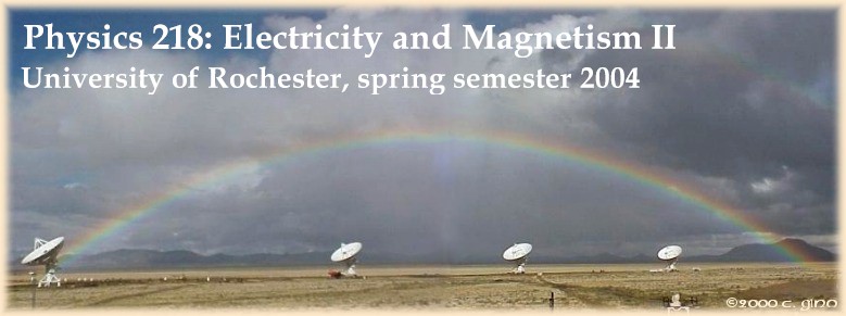 Four elements of the VLA and a rainbow, by Colleen Gino